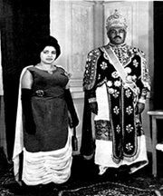 Prince Asrate Kassa with his wife Zuriashwork